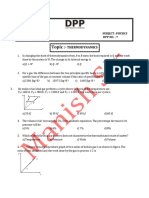 Thermodynamics DPP-7