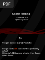 Google Dorks Cheat Sheet | PDF | File Transfer Protocol | World Wide Web