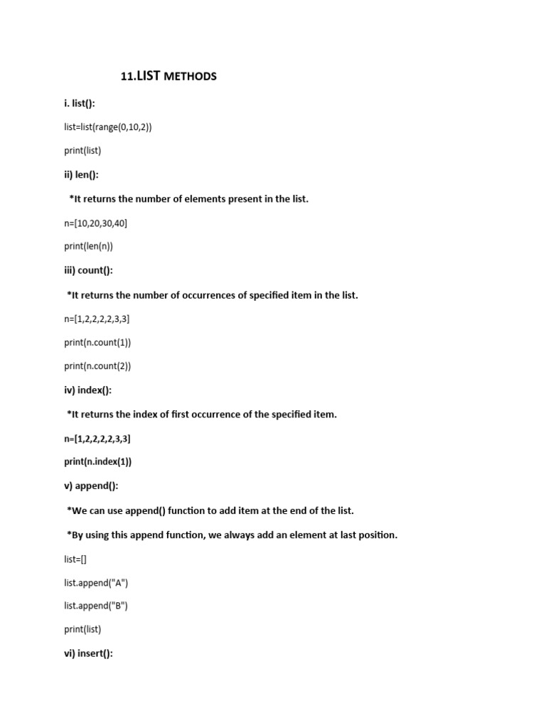 LIST | PDF