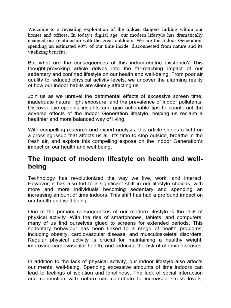 To A Revealing Exploration of The Hidden Dangers Lurking Within