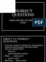 Indirect Questions: When and Why Do We Use Them?