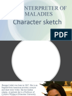 The Interpreter of Maladies: Character Sketch