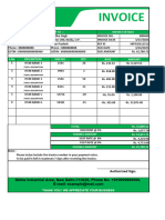 Commercial Invoice Excel of GST Invoice Format in Excel Download