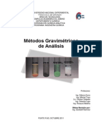 Métodos Gravimétricos 1er CORTE (III 2011)