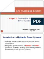 CH - 1 Introduction To Pneumatics and Hydraulics System