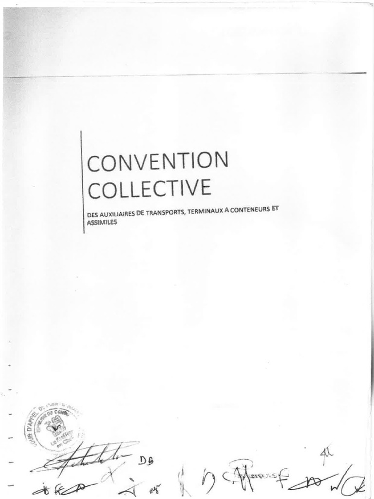 CCN Auxiliaires De Transport Et Assimil s 2024 PDF