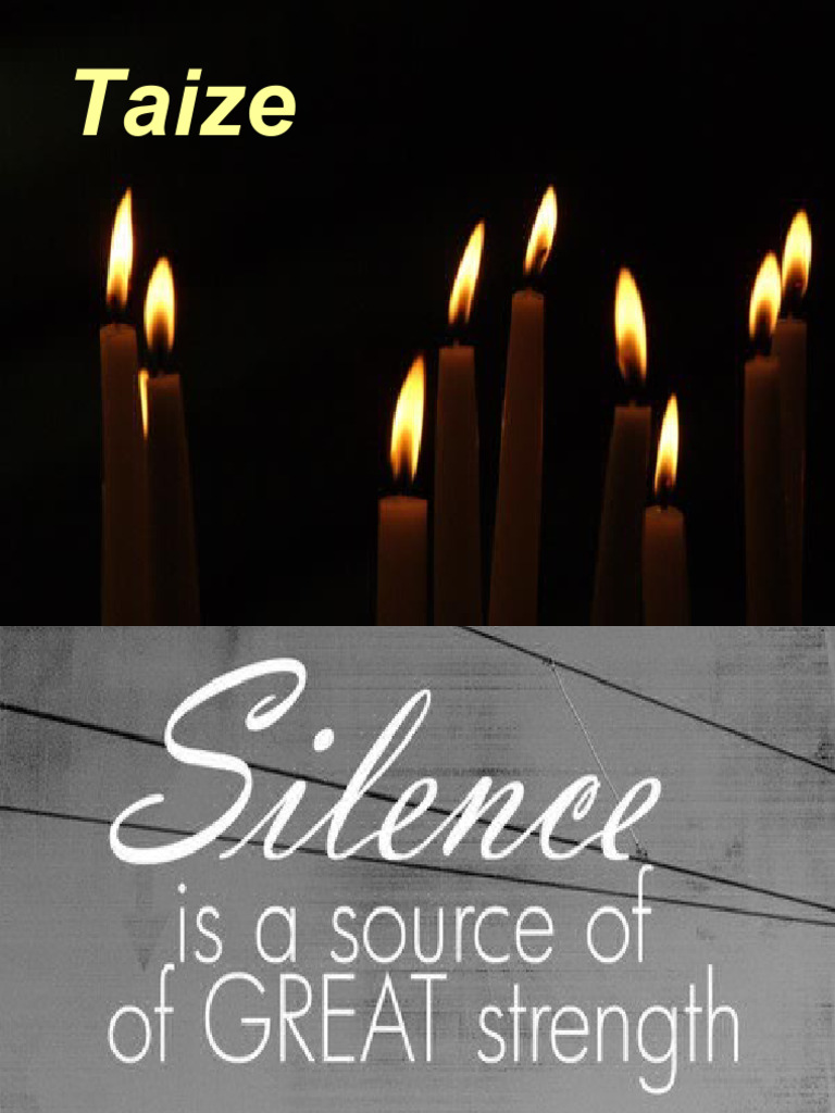 Susunan Doa Taize dan Puji-pujian | PDF