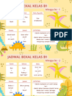 Kel. B1 Jadwal Bekal