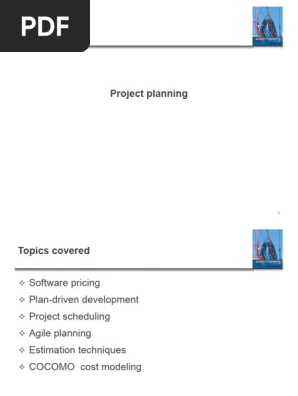 Project planning