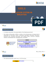 Topic 5 Education in Malaysia