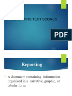 Reporting Test Scores