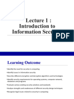 Lecture 01 - Introduction To Information Security