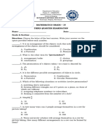 Third Quarter Examination - 2 - 1