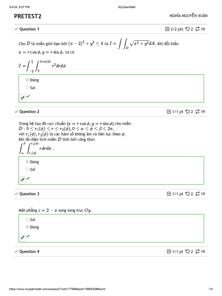 Pretest 2 | PDF