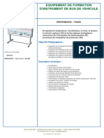 Equipement de Formation D'Instrument de Bus de Vehicule: Reference: Y5605