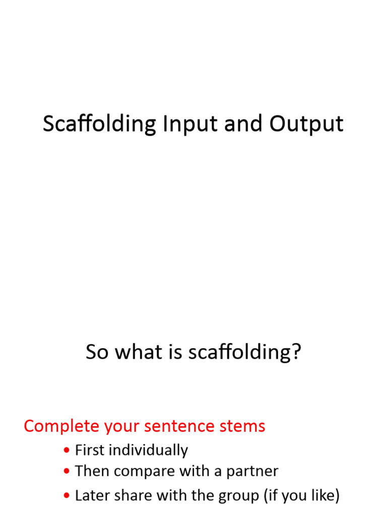 Scaffolding Techniques for Effective Learning | PDF | Butterfly | Human ...