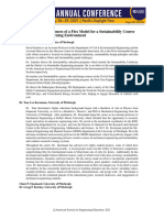 Assessing The Effectiveness of A Flex Model For A Sustainability Course in The Covid 19 Learning Environment