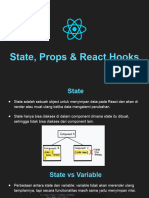 State, Props, & React Hooks