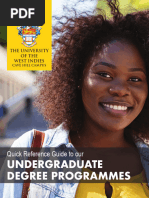 UWI Undergraduate Handbook 2012 | PDF | Identity Document | University ...