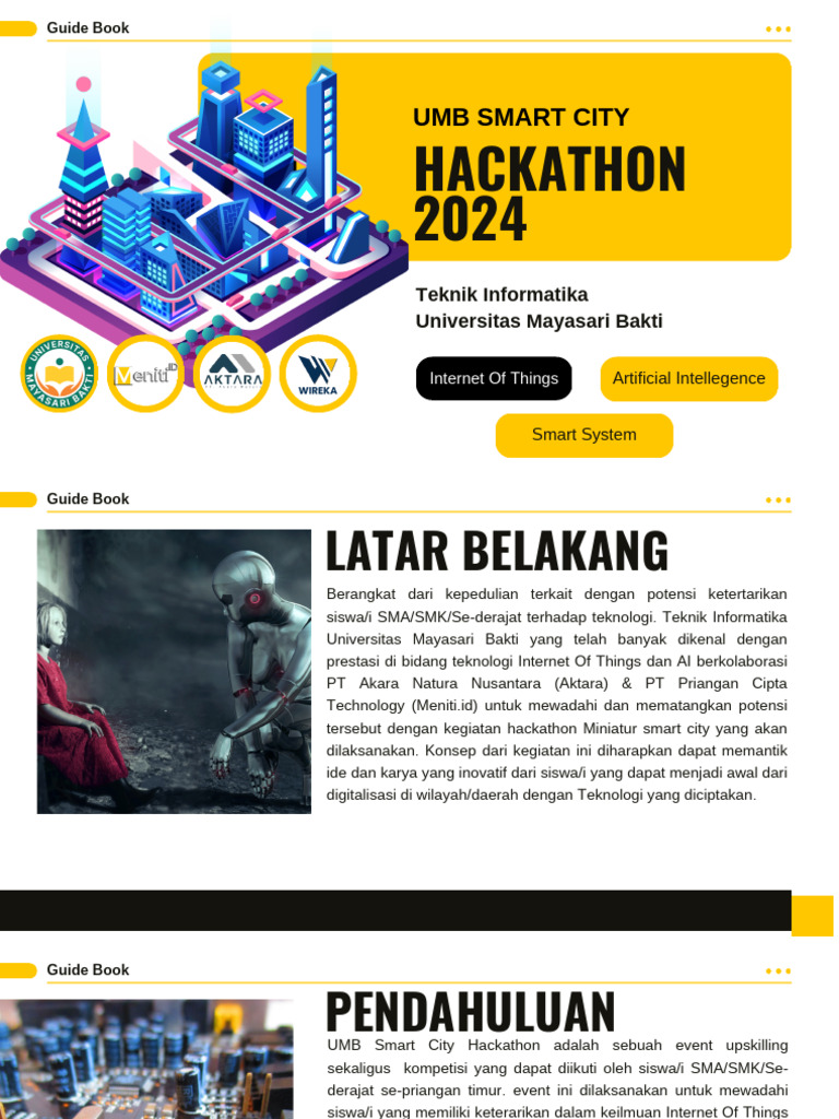 Hackathon Miniatur Smart City 2024 | PDF | Komputer