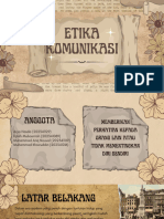 Etika Komunikasi