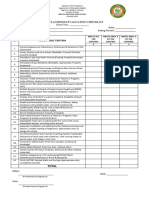 Post Classroom Evaluation Checklist Criteria For Sy 2023 2024
