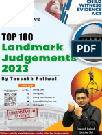 Top 100 Landmark Judgement - 2023