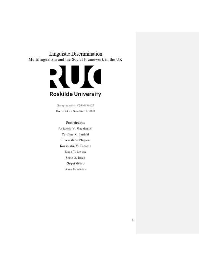 First Semester Project | PDF | Stereotypes | Second Language