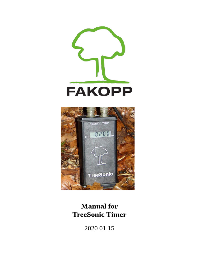 TreeSonic Timer User Manual Guide | PDF | Technology & Engineering
