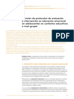 Info de Cuestionarios y de Programas de Educacion Emocional en El Contexto Escolar