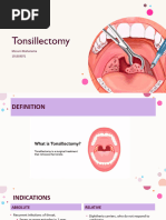 Tonsillectomy