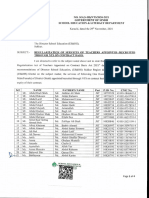 Regularization Through NTS On Contract Basis (142 JSTs MaleFemale District Ghotki