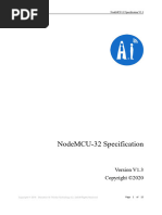 Nodemcu32-S Specification v1.3