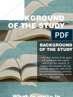 Background of The Study - 3i Report