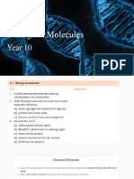 Biological Molecules