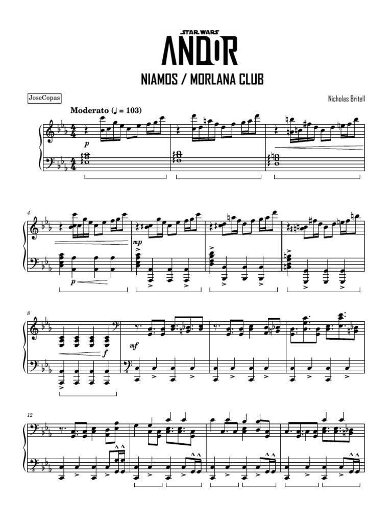 Andor - Niamos! (Nicholas Britell) | PDF