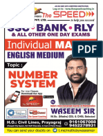 Number System Ind Maths English Medium Final Sheet by Waseem Sir
