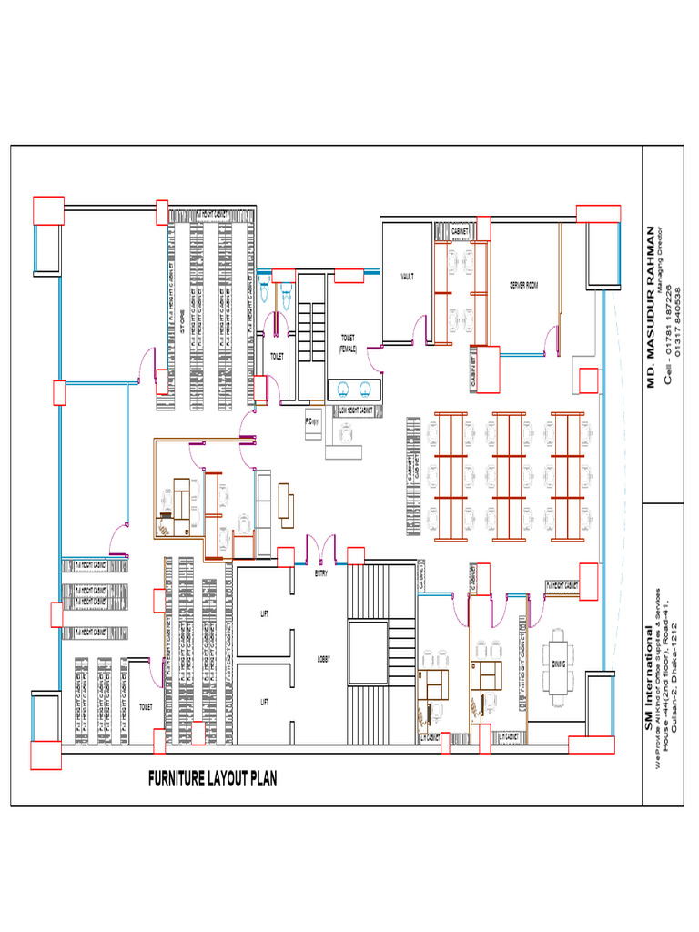 Furniture Layout Plan | PDF