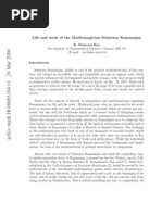 Download Life and Work of the Ma the Magician Ramanujan by Srinivasa Rao by api-3714079 SN7121555 doc pdf