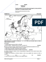 Subiect - Bac - Geografie 25.01