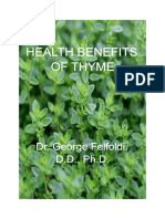 2024 - George Felfoldi (eBook-Health) - Health Benefits of Thyme, 138 Pages