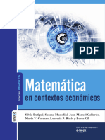 Matemática en Contextos Económicos