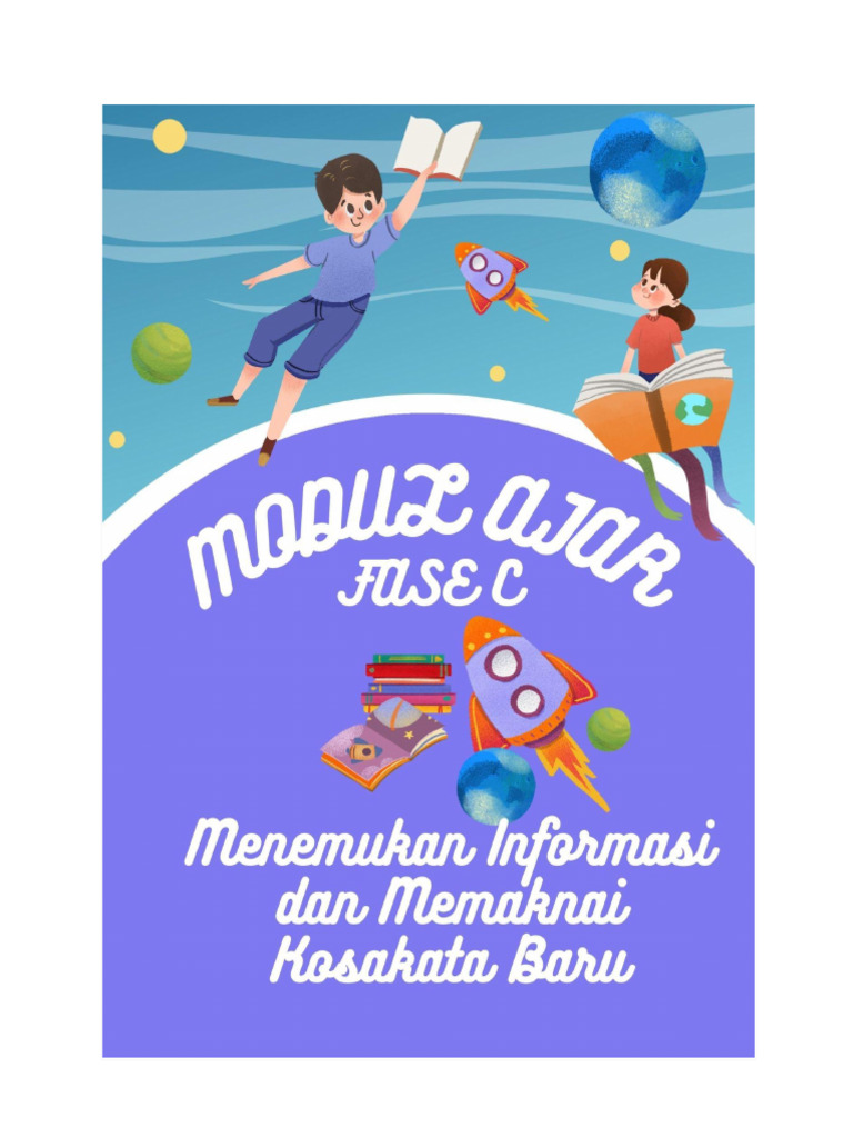 Modul Ajar Bahasa Indonesia Memahami Informasi Dan Kosakata Baru