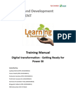 L&D Assignment - Group 2 - Digital Transformation, Getting Ready For Power BI