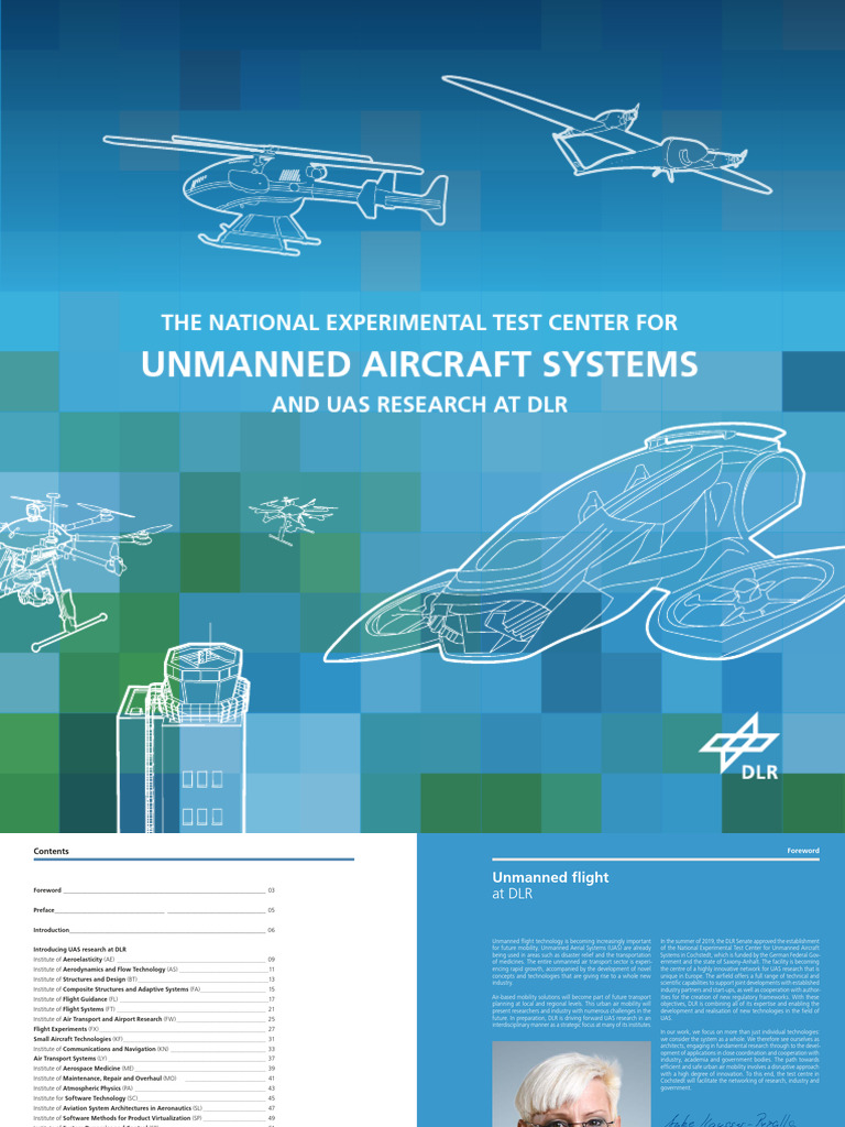 UAS Research at DLR Test Center | PDF | Unmanned Aerial Vehicle | Transport