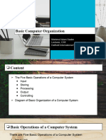 Lecture-3 Basic Computer Organization