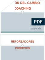 Reforzadores Positivos y Negativos y Pensamientos