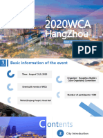 WCA Asian Championship 2020 - Hangzhou, China Public Application