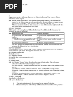 Question Bank - Light - Grade VIII