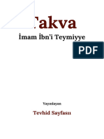 (Takva) İbn'i Teymiyye